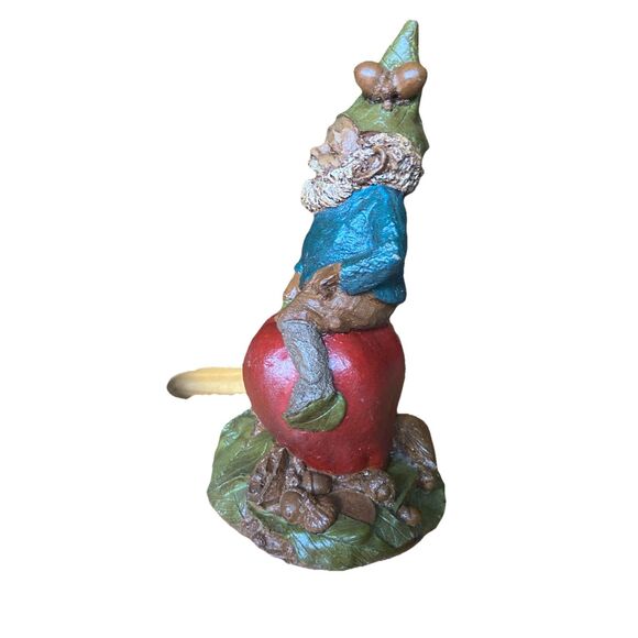 Tom Clark Gnome Sean on Apple Vintage 1988 Cairn Studio #29 - Picture 3 of 6